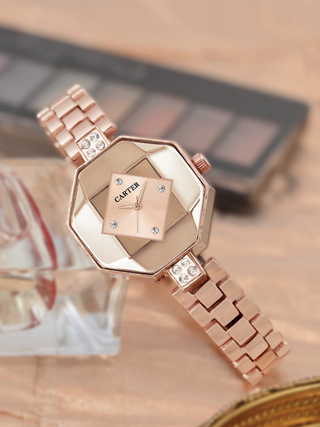 Sandy D Carter Women Bracelet Style Straps Analogue Watch Sandy D Carter-131-RG, Rose gold
Sandy D Carter Women Bracelet Style Straps Analogue Watch Sandy D Carter-131-RG, Rose gold