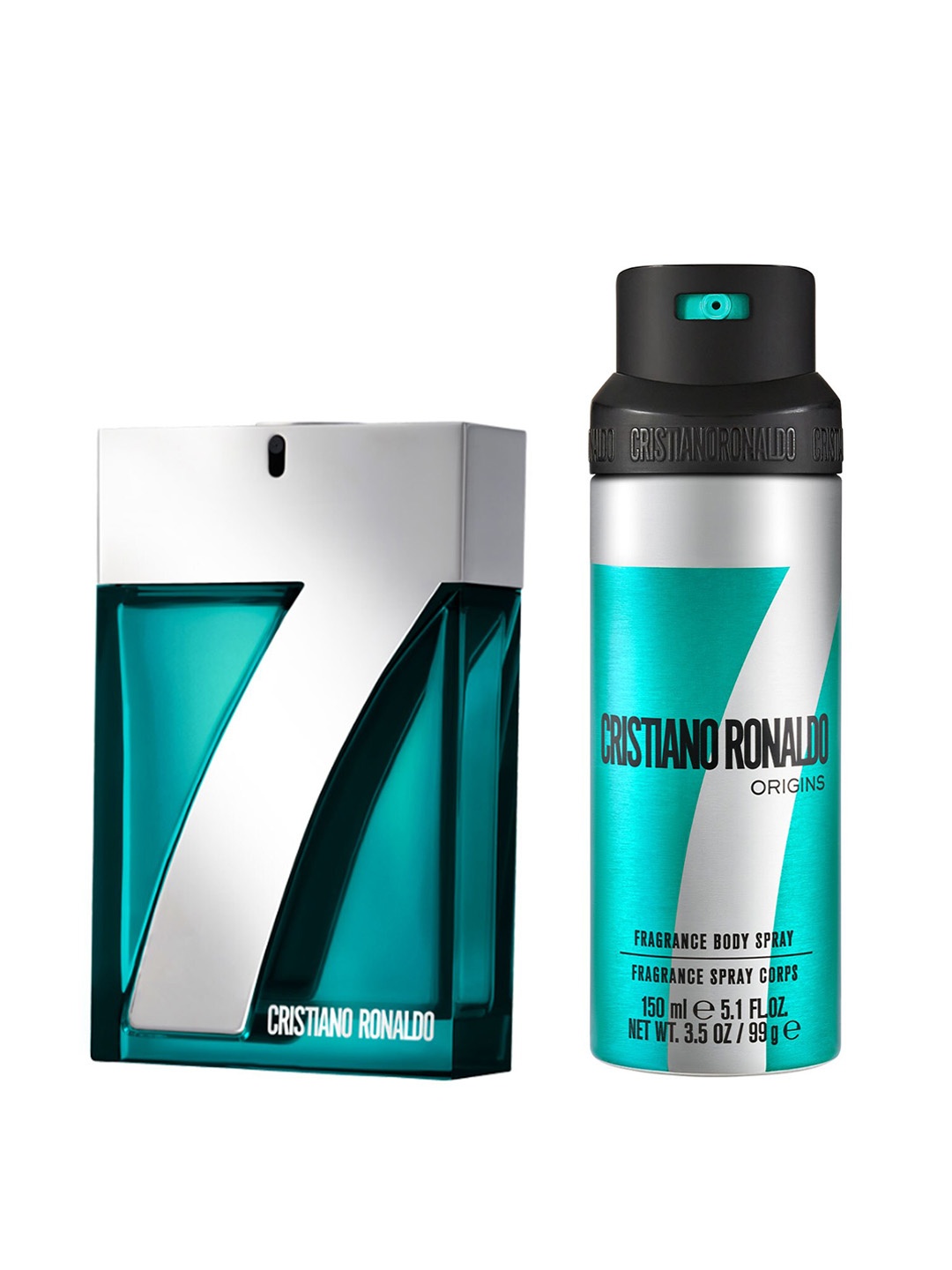 CRISTIANO RONALDO Men Origins Long Lasting Eau De Toilette - 30ml & Body Spray-150ml (99g), Transparent
CRISTIANO RONALDO Men Origins Long Lasting Eau De Toilette - 30ml & Body Spray-150ml (99g), Transparent