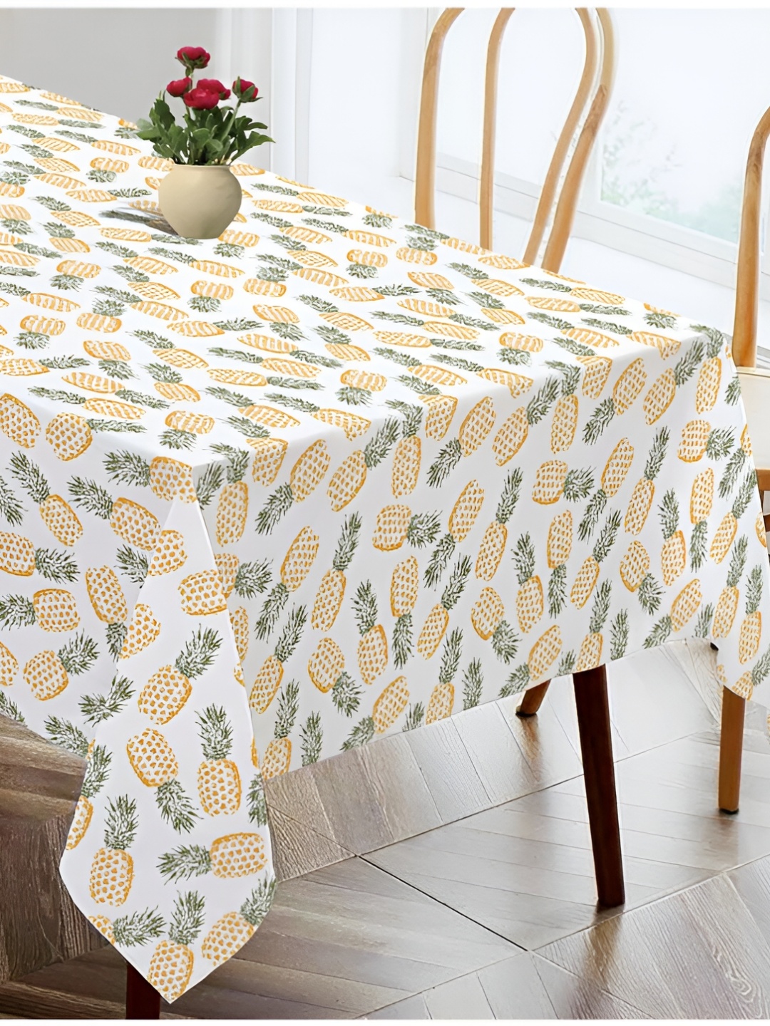OASIS Orange & White Abstract Printed Cotton Rectangular Shaped 4 Seater Table Cover
OASIS Orange & White Abstract Printed Cotton Rectangular Shaped 4 Seater Table Cover