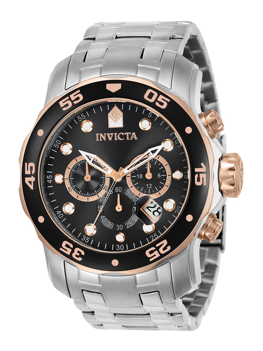 Invicta Men Pro Diver Textured Dial Bracelet Style Straps Analogue Watch 80036, Silver
Invicta Men Pro Diver Textured Dial Bracelet Style Straps Analogue Watch 80036, Silver