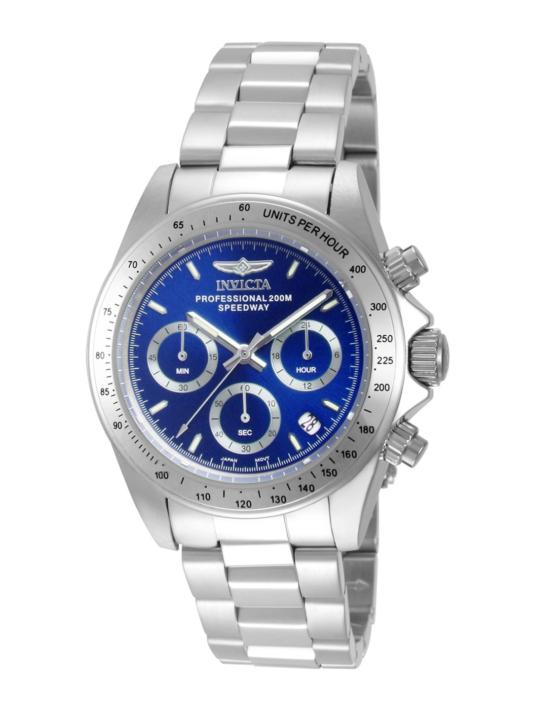 Invicta Men Embellished Dial & Stainless Steel Bracelet Style Straps Analogue Watch 14382, Silver
Invicta Men Embellished Dial & Stainless Steel Bracelet Style Straps Analogue Watch 14382, Silver