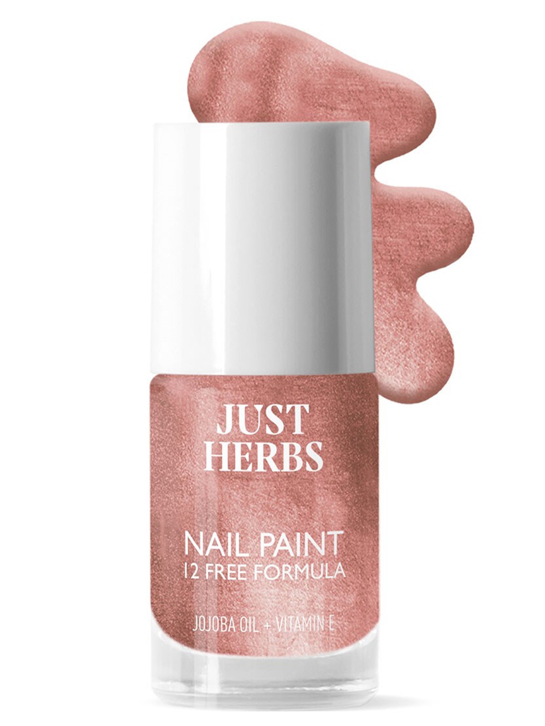 Just Herbs 12 Free Formula Long Lasting Nail Paint With Jojoba Oil -10ml-Rose Gold 19, Na
Just Herbs 12 Free Formula Long Lasting Nail Paint With Jojoba Oil -10ml-Rose Gold 19, Na