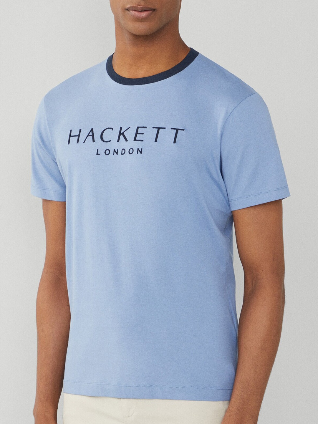 HACKETT LONDON Typography Printed Round Neck Short Sleeves Cotton Casual T-shirt, Blue
HACKETT LONDON Typography Printed Round Neck Short Sleeves Cotton Casual T-shirt, Blue