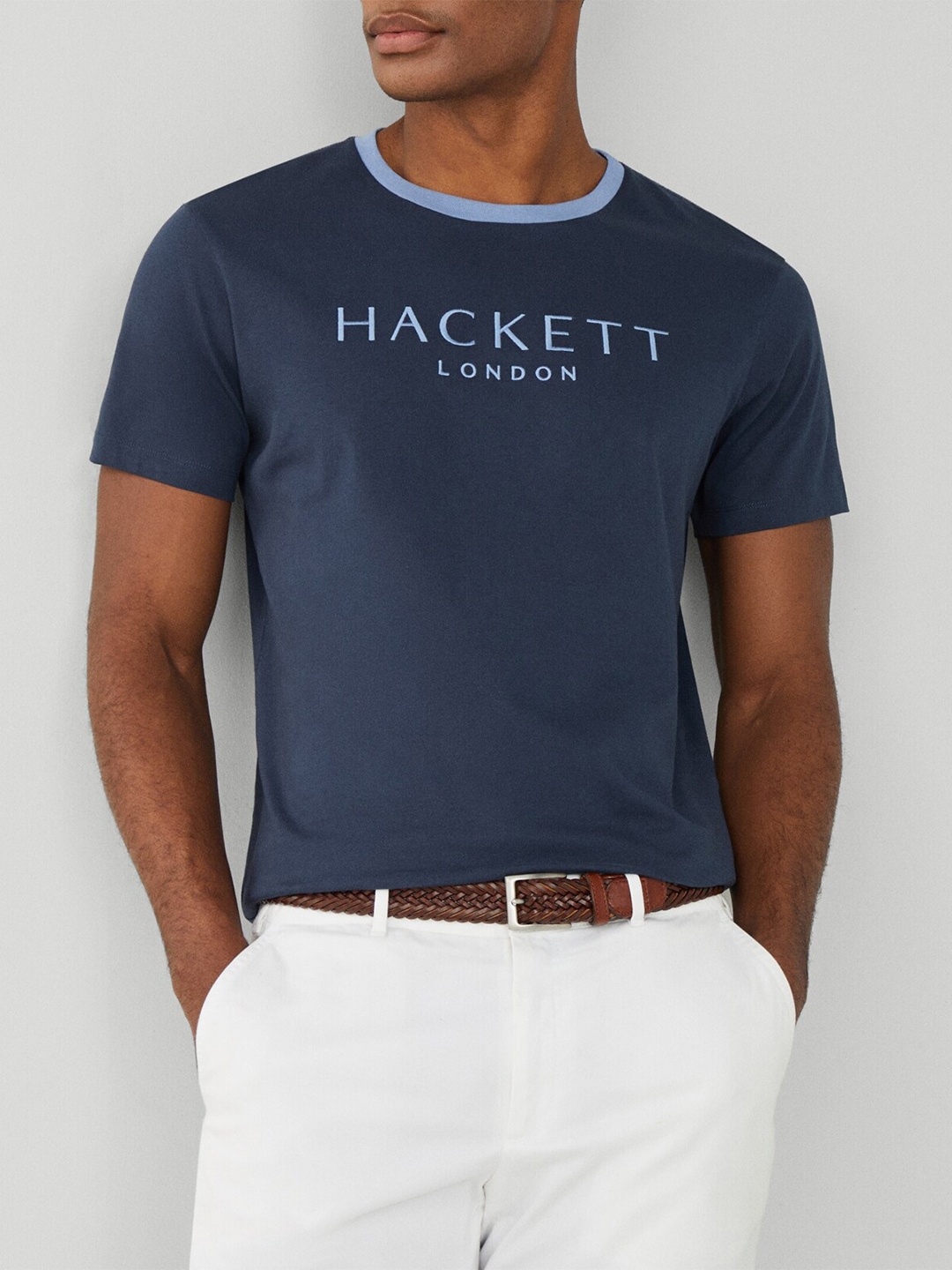 HACKETT LONDON Typography Printed Round Neck Short Sleeves Cotton Casual T-shirt, Navy blue
HACKETT LONDON Typography Printed Round Neck Short Sleeves Cotton Casual T-shirt, Navy blue