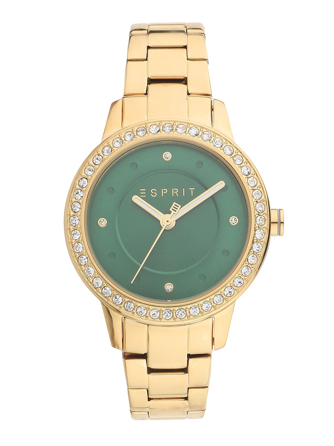 ESPRIT Women Embellished Dial & Stainless Steel Straps Analogue Watch ES1L163M0105, Gold
ESPRIT Women Embellished Dial & Stainless Steel Straps Analogue Watch ES1L163M0105, Gold