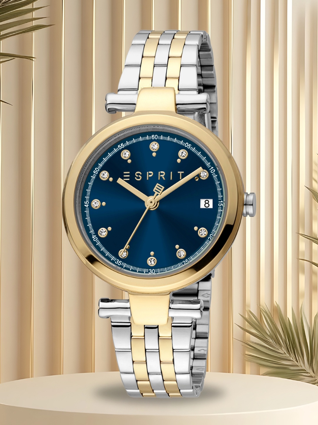 ESPRIT Women Embellished Stainless Steel Bracelet Style Straps Analogue Watch ES1L393M0065, Silver
ESPRIT Women Embellished Stainless Steel Bracelet Style Straps Analogue Watch ES1L393M0065, Silver
