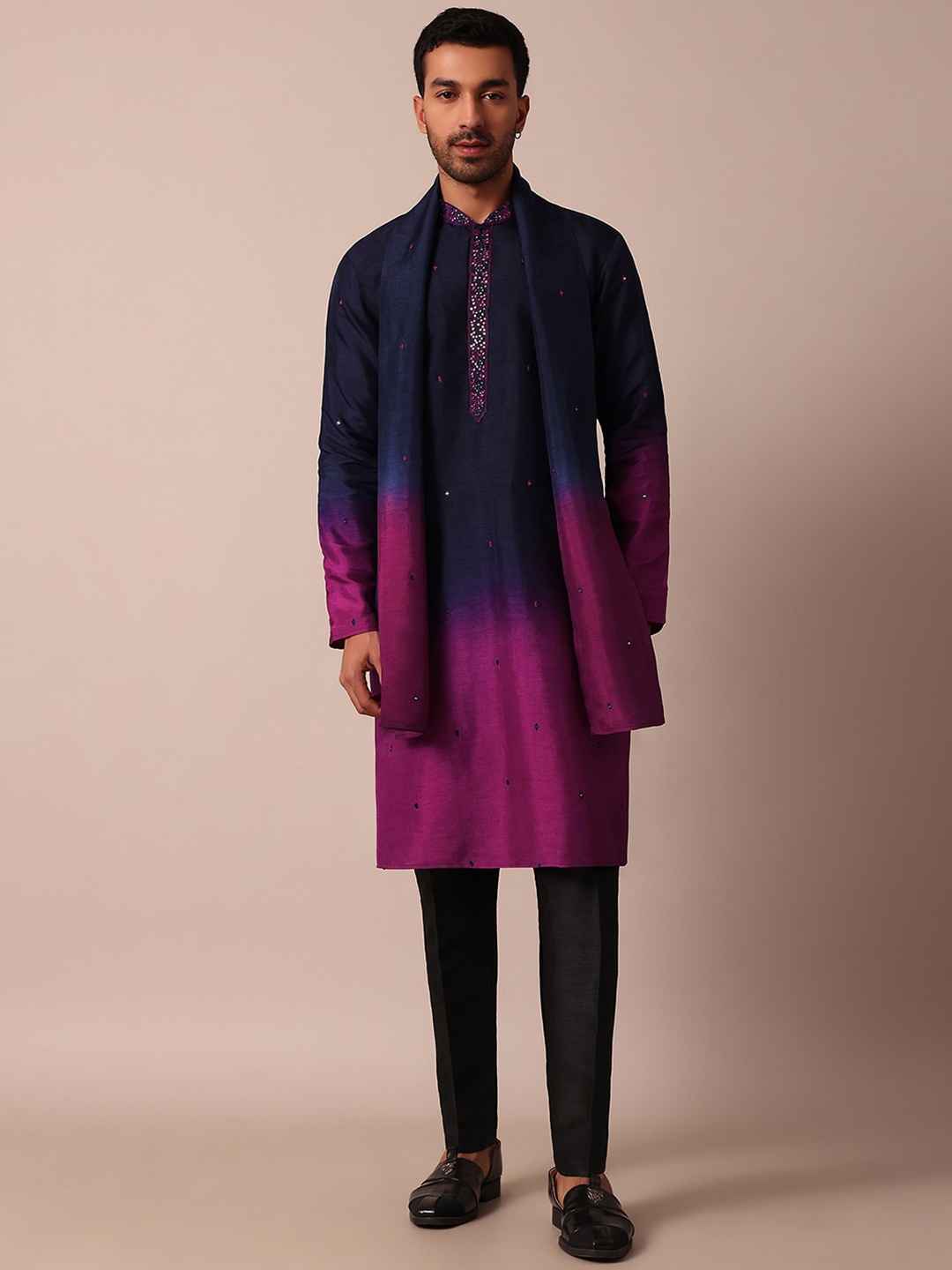 KALKI Fashion Ethnic Motifs Embroidered Regular Kurta with Trousers & With Dupatta, Blue
KALKI Fashion Ethnic Motifs Embroidered Regular Kurta with Trousers & With Dupatta, Blue