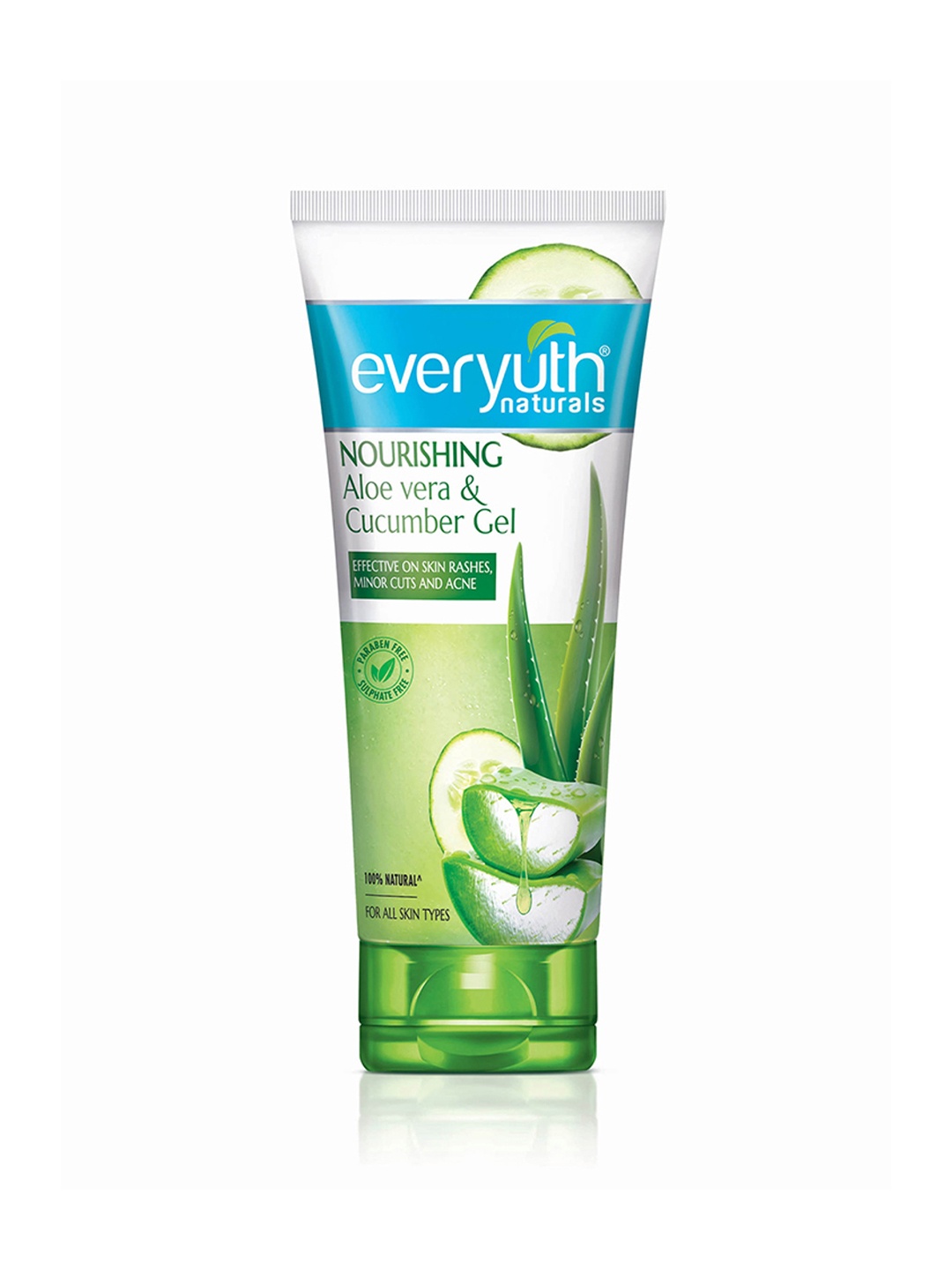 everyuth Naturals Nourishing Aloe Vera & Cucumber Gel To Hydrate & Nourish Skin - 150g, Green
everyuth Naturals Nourishing Aloe Vera & Cucumber Gel To Hydrate & Nourish Skin - 150g, Green