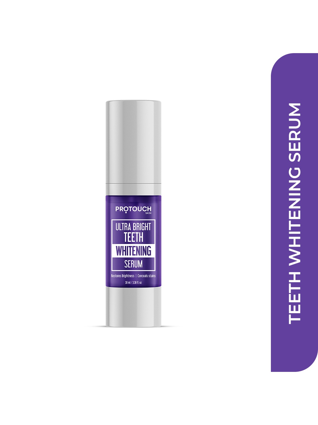 PROTOUCH Ultra Bright Purple Teeth Whitening Toothpaste Serum for Colour Correction - 30ml, White
PROTOUCH Ultra Bright Purple Teeth Whitening Toothpaste Serum for Colour Correction - 30ml, White