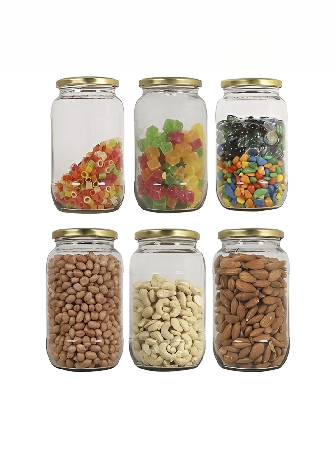 tyche enterprises Piramal 6 Pcs Transparent Glass Round Storage Containers 1 ltr Each
tyche enterprises Piramal 6 Pcs Transparent Glass Round Storage Containers 1 ltr Each