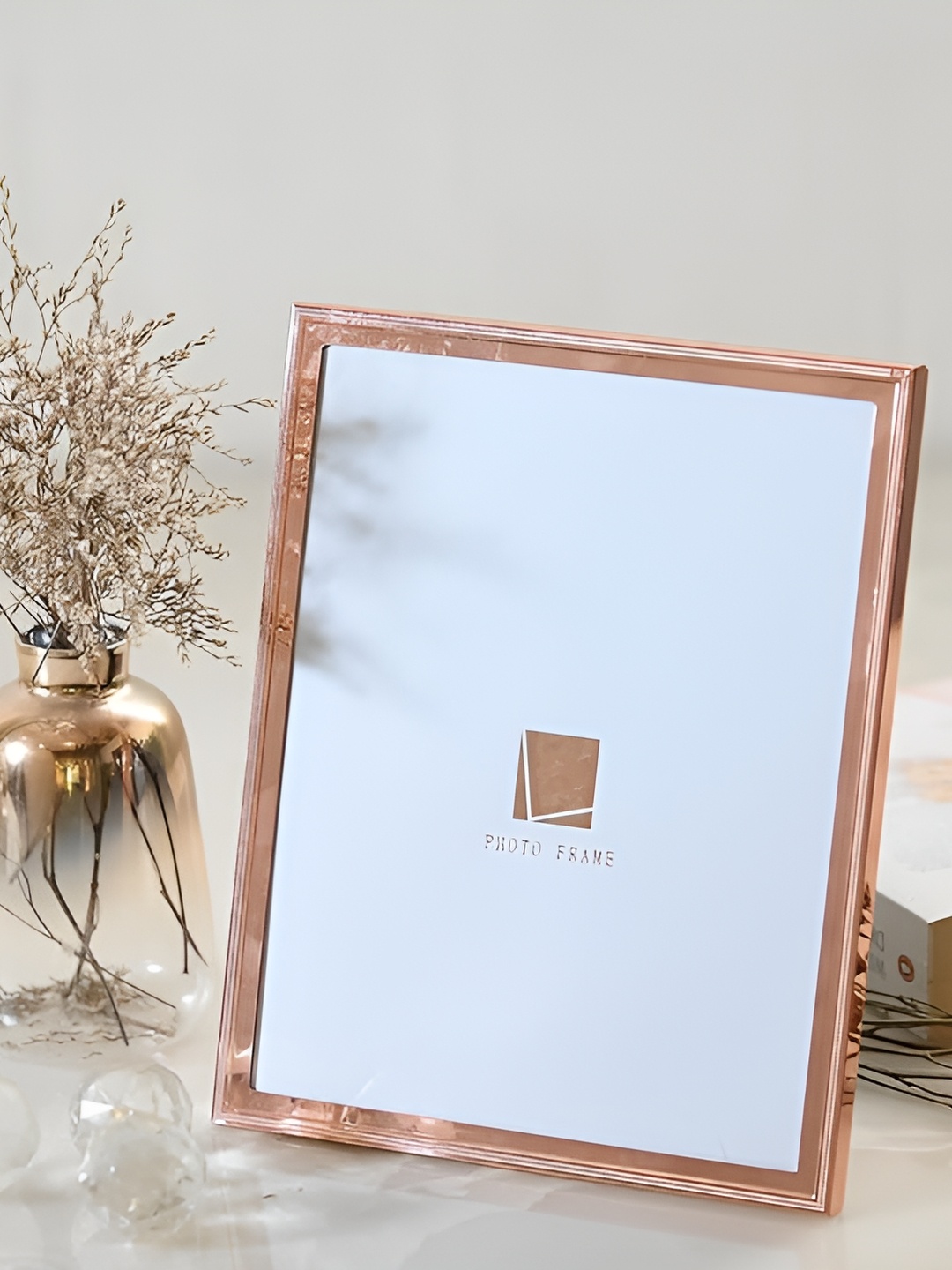 Samara Home Rose Gold Metal Core Photo Frame