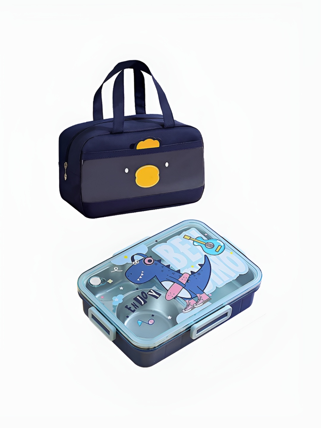 Little Surprise Box LLP Big Dino Lunch Box ,Insulated Lunch Bag & chopsticks, spoon Combo, Blue
Little Surprise Box LLP Big Dino Lunch Box ,Insulated Lunch Bag & chopsticks, spoon Combo, Blue