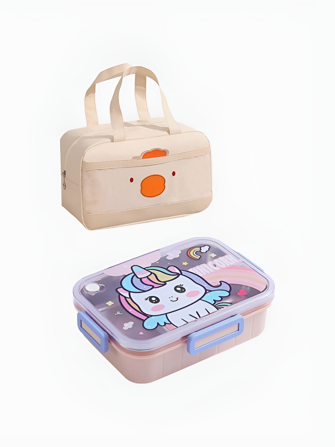 Little Surprise Box LLP Mini Uni Lunch Box ,Insulated Lunch Bag & chopsticks, spoon Combo, Peach
Little Surprise Box LLP Mini Uni Lunch Box ,Insulated Lunch Bag & chopsticks, spoon Combo, Peach