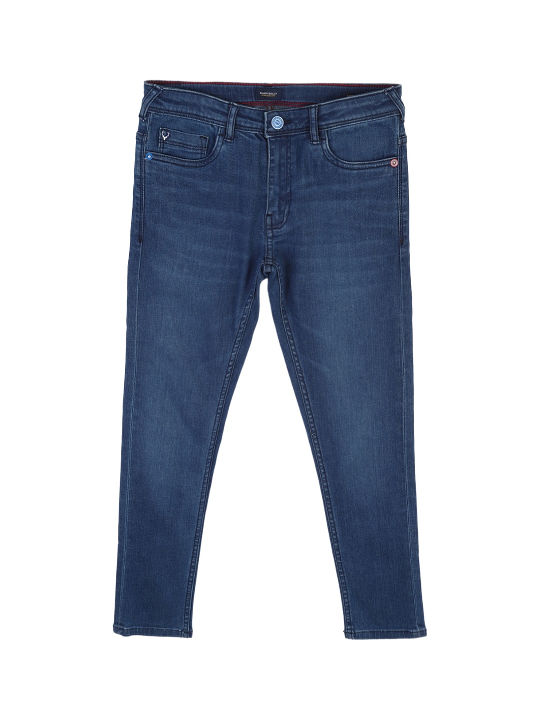 Allen Solly Junior Boys Skinny Fit Mid-Rise Dark Shade Clean Look Stretchable Jeans, Navy blue
Allen Solly Junior Boys Skinny Fit Mid-Rise Dark Shade Clean Look Stretchable Jeans, Navy blue