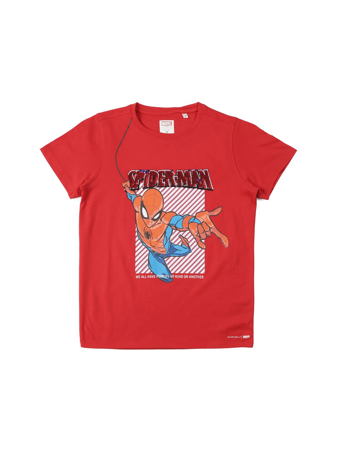 Allen Solly Junior Boys Spider Man Printed Round Neck Short Sleeves Cotton T-shirt, Red
Allen Solly Junior Boys Spider Man Printed Round Neck Short Sleeves Cotton T-shirt, Red