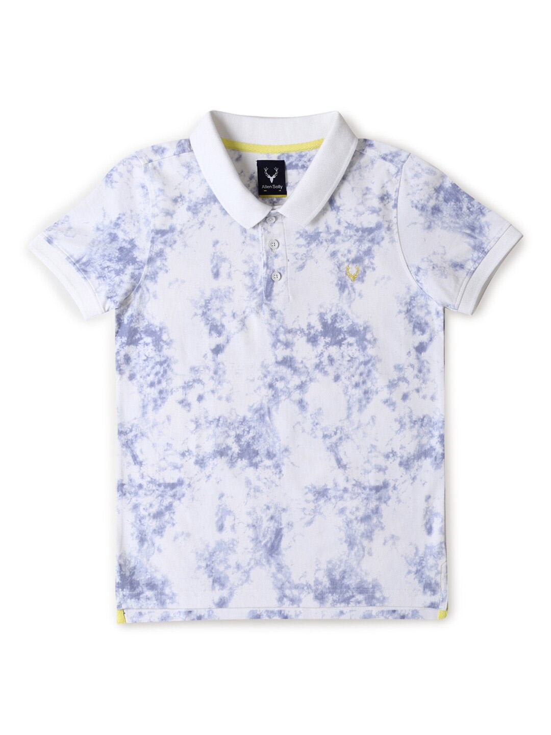 Allen Solly Junior Boys Abstract Printed Polo Collar Short Sleeves Cotton T-shirt, White
Allen Solly Junior Boys Abstract Printed Polo Collar Short Sleeves Cotton T-shirt, White