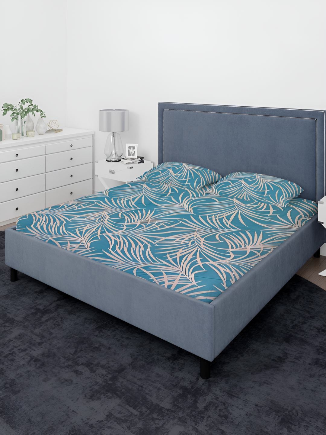 Sleeping Owls- because your sleep matters Blue 144 TC King Bedsheet with 2 Pillow Covers
Sleeping Owls- because your sleep matters Blue 144 TC King Bedsheet with 2 Pillow Covers