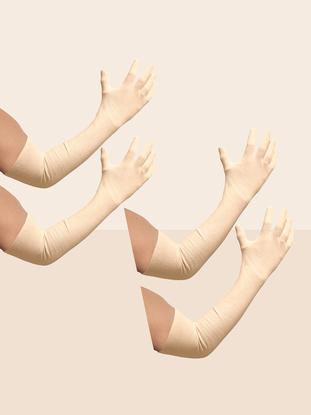 Kuber Industries Unisex Set Of 2 Riding Gloves, Cream 
Kuber Industries Unisex Set Of 2 Riding Gloves, Cream