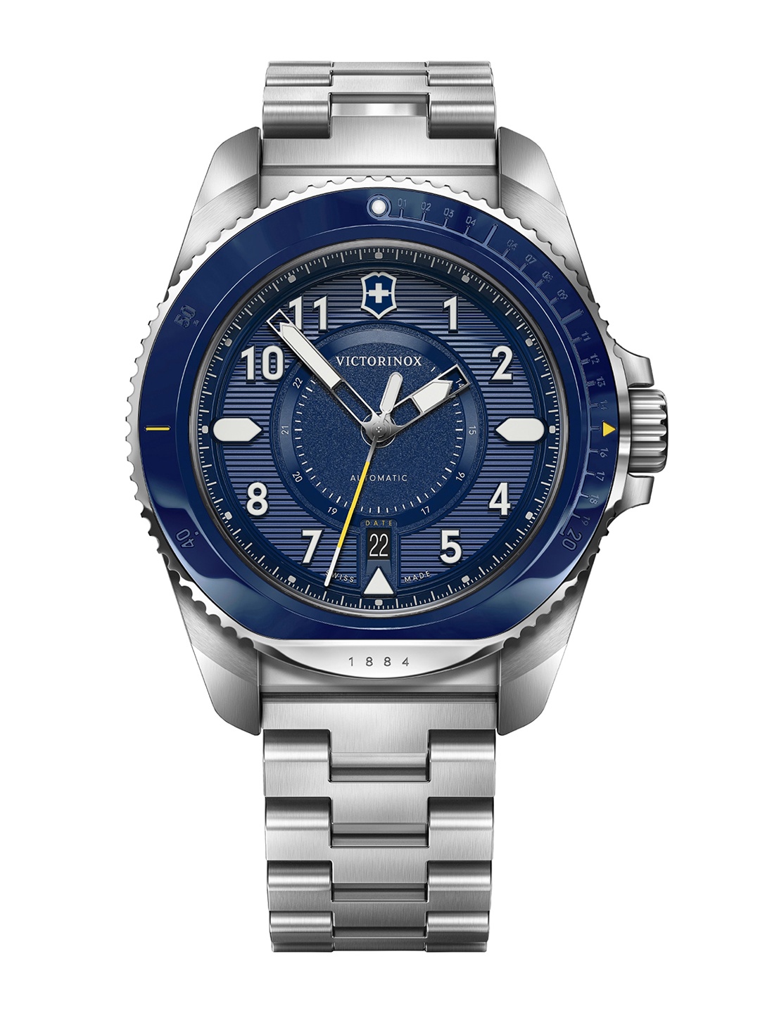Victorinox Journey 1884 Men Stainless Steel Analogue Automatic Motion Powered Watch 242010, Blue
Victorinox Journey 1884 Men Stainless Steel Analogue Automatic Motion Powered Watch 242010, Blue