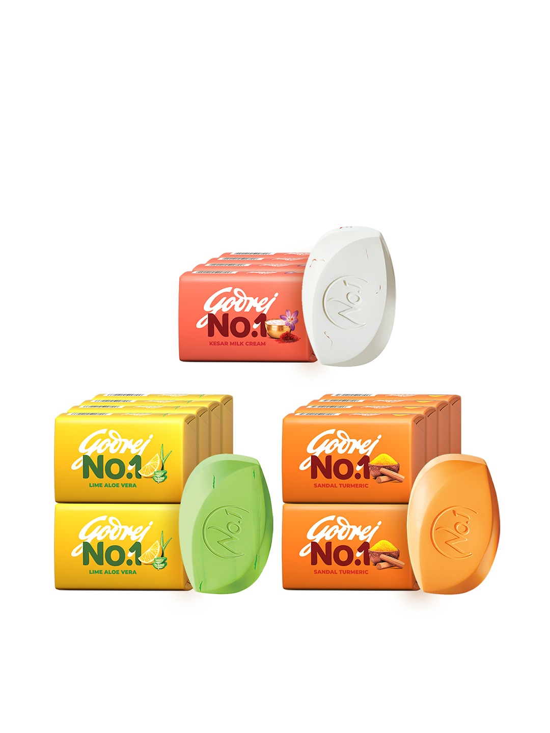 Godrej No.1 9Pc Sandal & Turmeric Soap + 4Pc Kesar & Milk Soap + 9Pc Lime & Aloe Vera Soap, Orange
Godrej No.1 9Pc Sandal & Turmeric Soap + 4Pc Kesar & Milk Soap + 9Pc Lime & Aloe Vera Soap, Orange