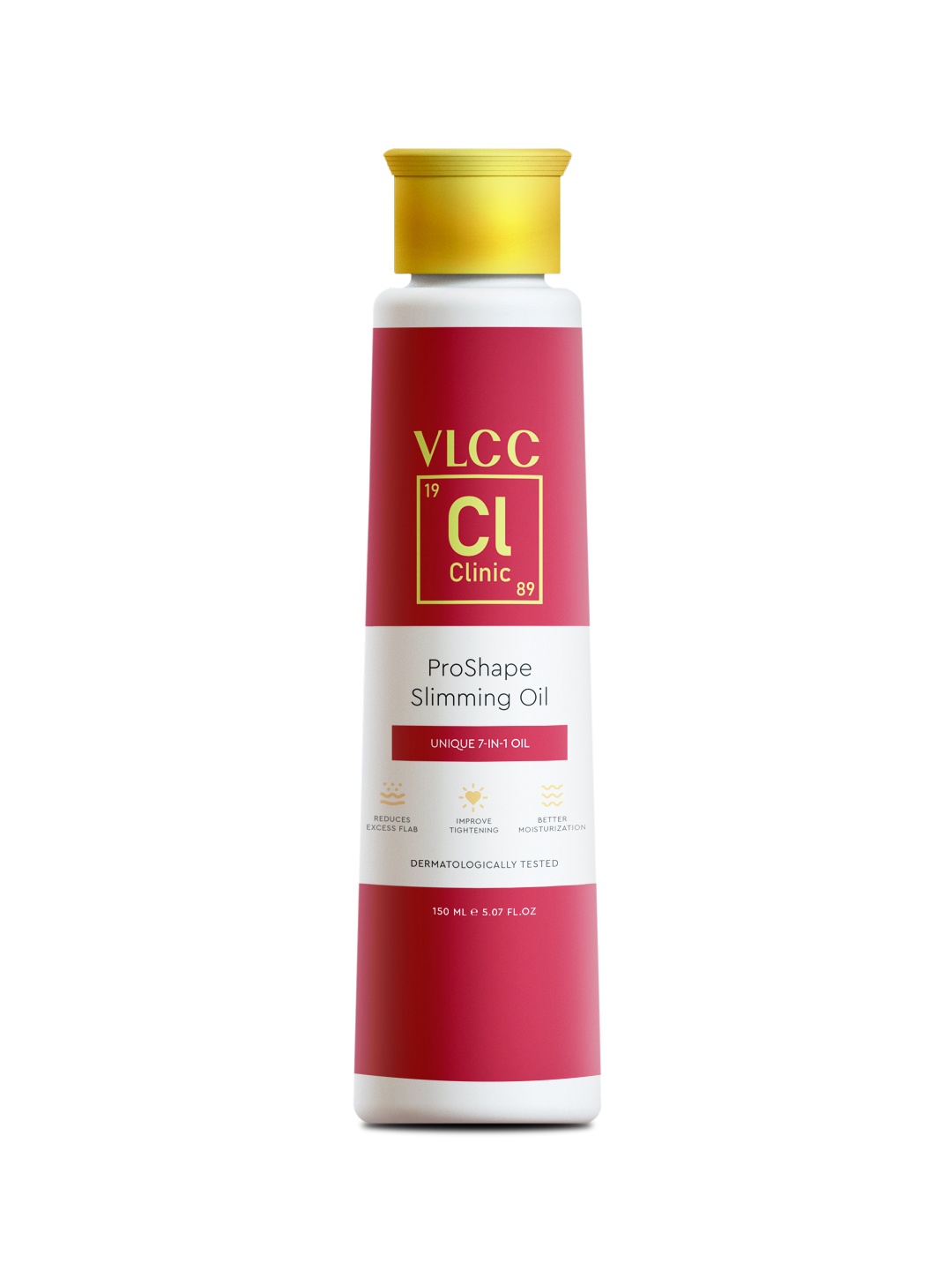 VLCC Clinic ProShape Slimming Oil With Almond Oil, Pomegranate Oil & Lemon - 150 ml, Pink
VLCC Clinic ProShape Slimming Oil With Almond Oil, Pomegranate Oil & Lemon - 150 ml, Pink