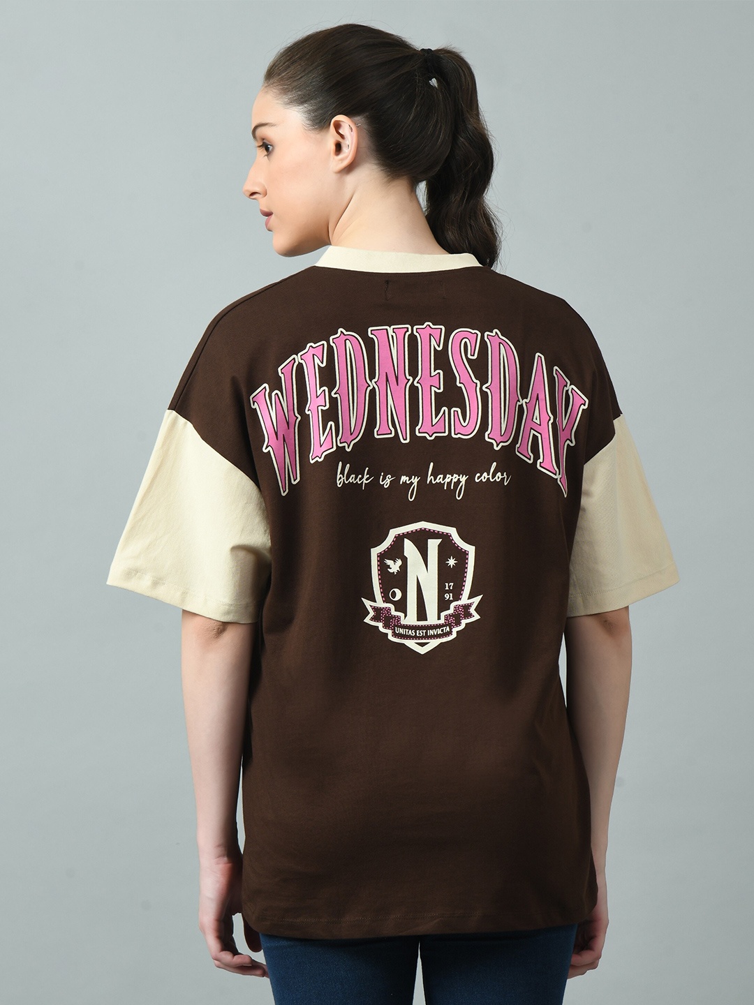 The Roadster Lifestyle Co. Brown Typography Printed Cotton Drop-Shoulder Sleeves Tshirt
The Roadster Lifestyle Co. Brown Typography Printed Cotton Drop-Shoulder Sleeves Tshirt