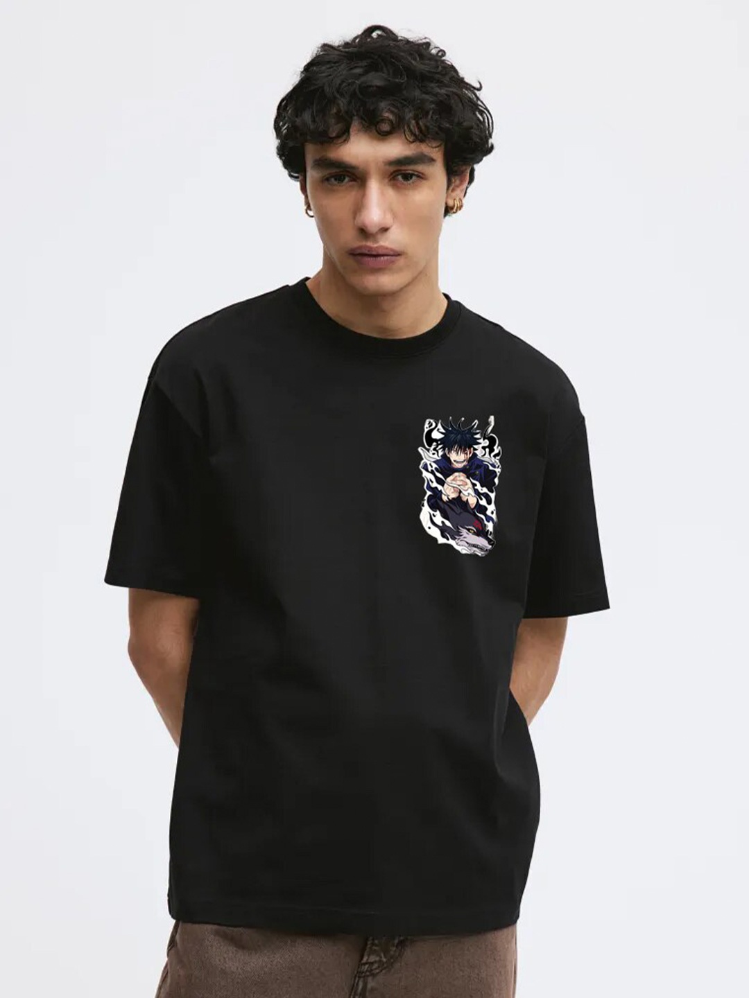 Miaz Lifestyle Naruto Graphic Printed Drop-Shoulder Sleeves Cotton Oversized T-shirt, Black
Miaz Lifestyle Naruto Graphic Printed Drop-Shoulder Sleeves Cotton Oversized T-shirt, Black