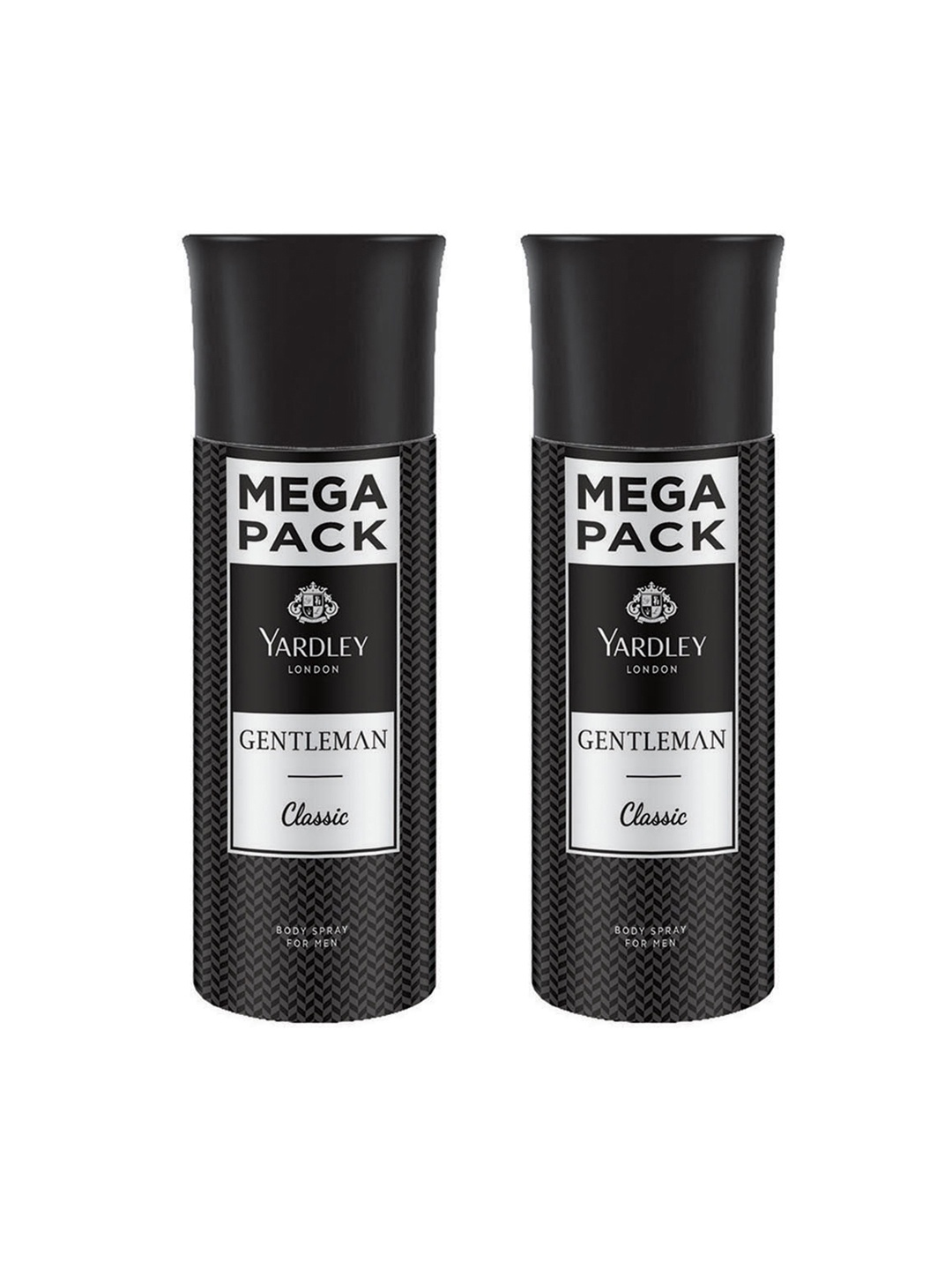 YARDLEY LONDON Men Set of 2 Gentleman Classic Body Spray - 147 g Each, Black
YARDLEY LONDON Men Set of 2 Gentleman Classic Body Spray - 147 g Each, Black