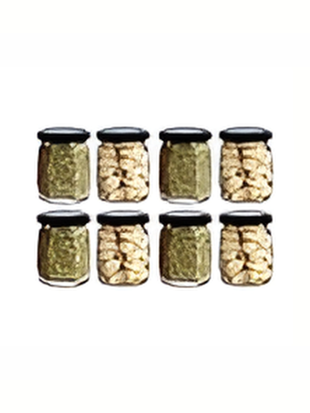 tyche enterprises Transparent & Black 8 Pcs Dishwasher Safe Glass Containers 250 ml Each
tyche enterprises Transparent & Black 8 Pcs Dishwasher Safe Glass Containers 250 ml Each