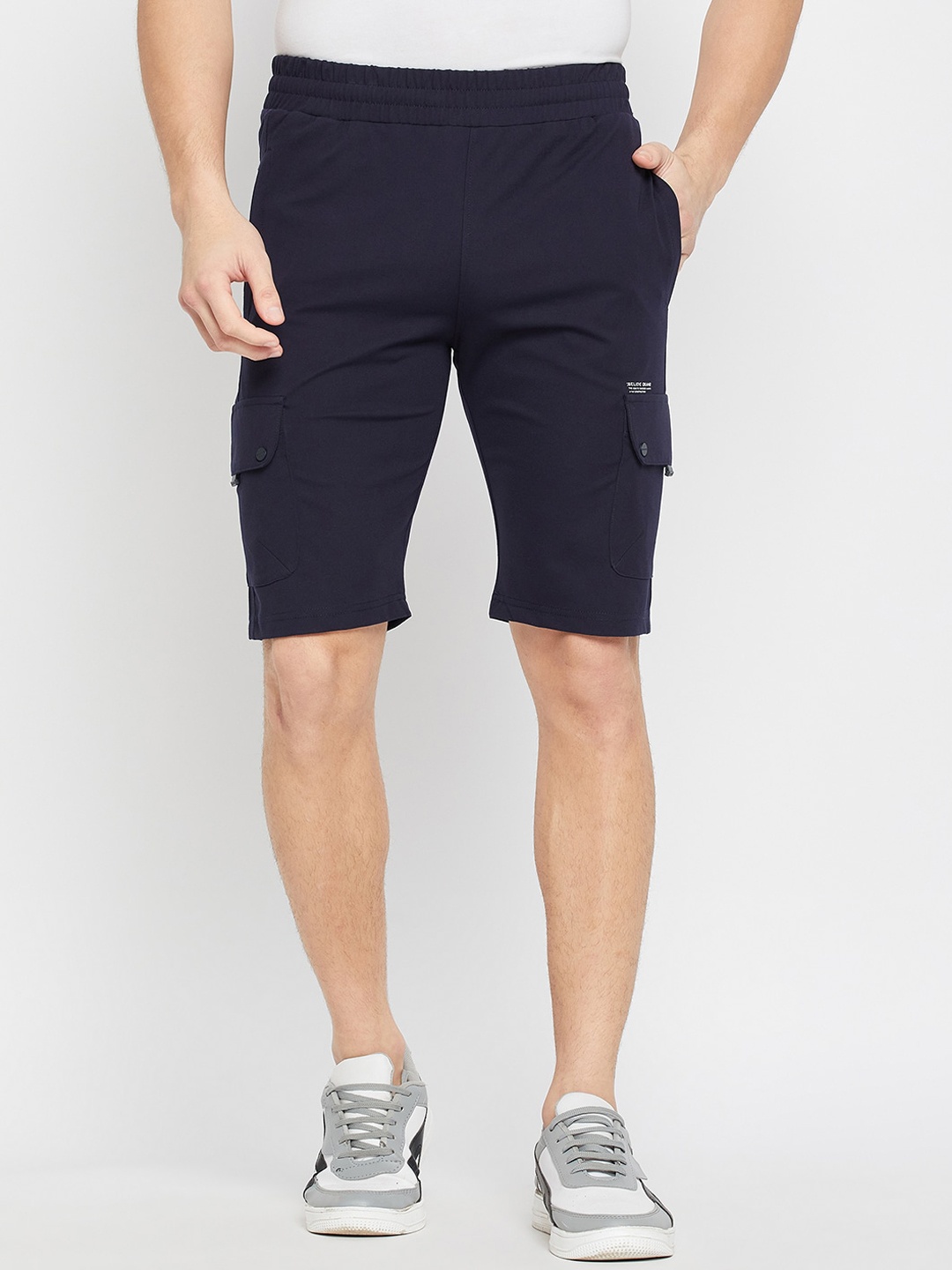 Okane Men Sports Shorts, Navy blue