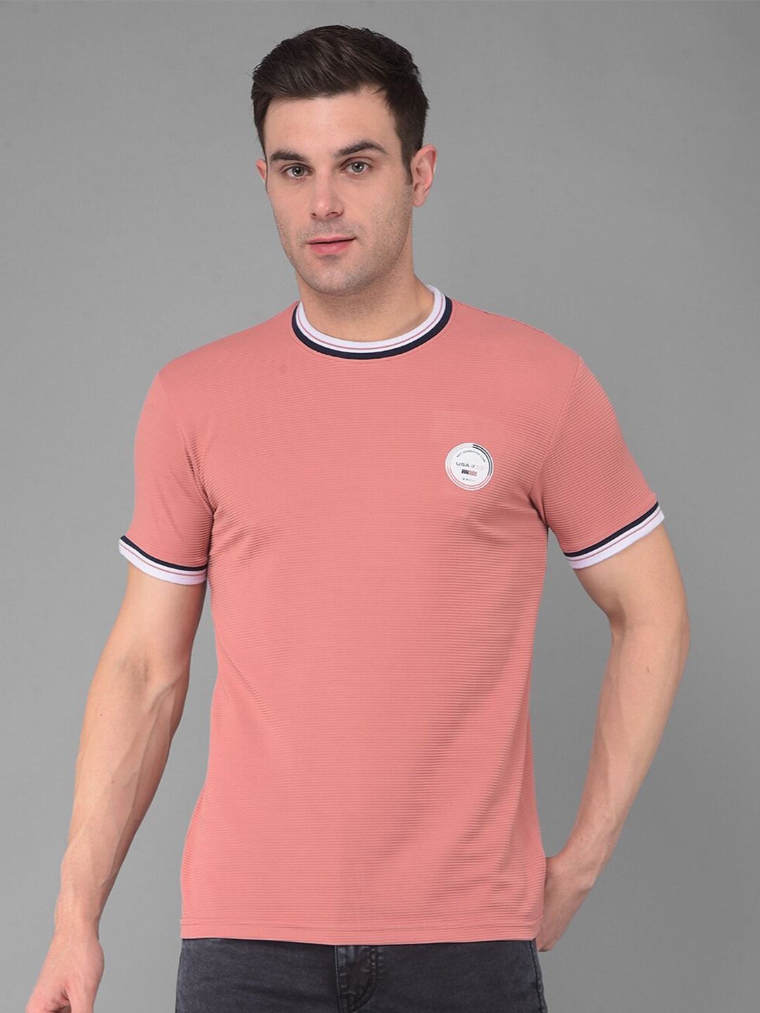 COBB Men Pockets T-shirt, Pink