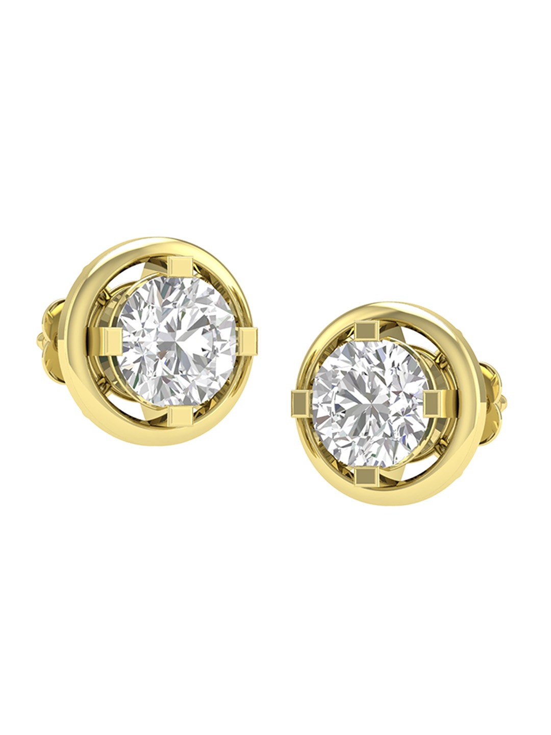 ORIONZ 18KT Gold-Plated Sterling Silver Cubic Zirconia Studded Circular Studs Earrings
ORIONZ 18KT Gold-Plated Sterling Silver Cubic Zirconia Studded Circular Studs Earrings