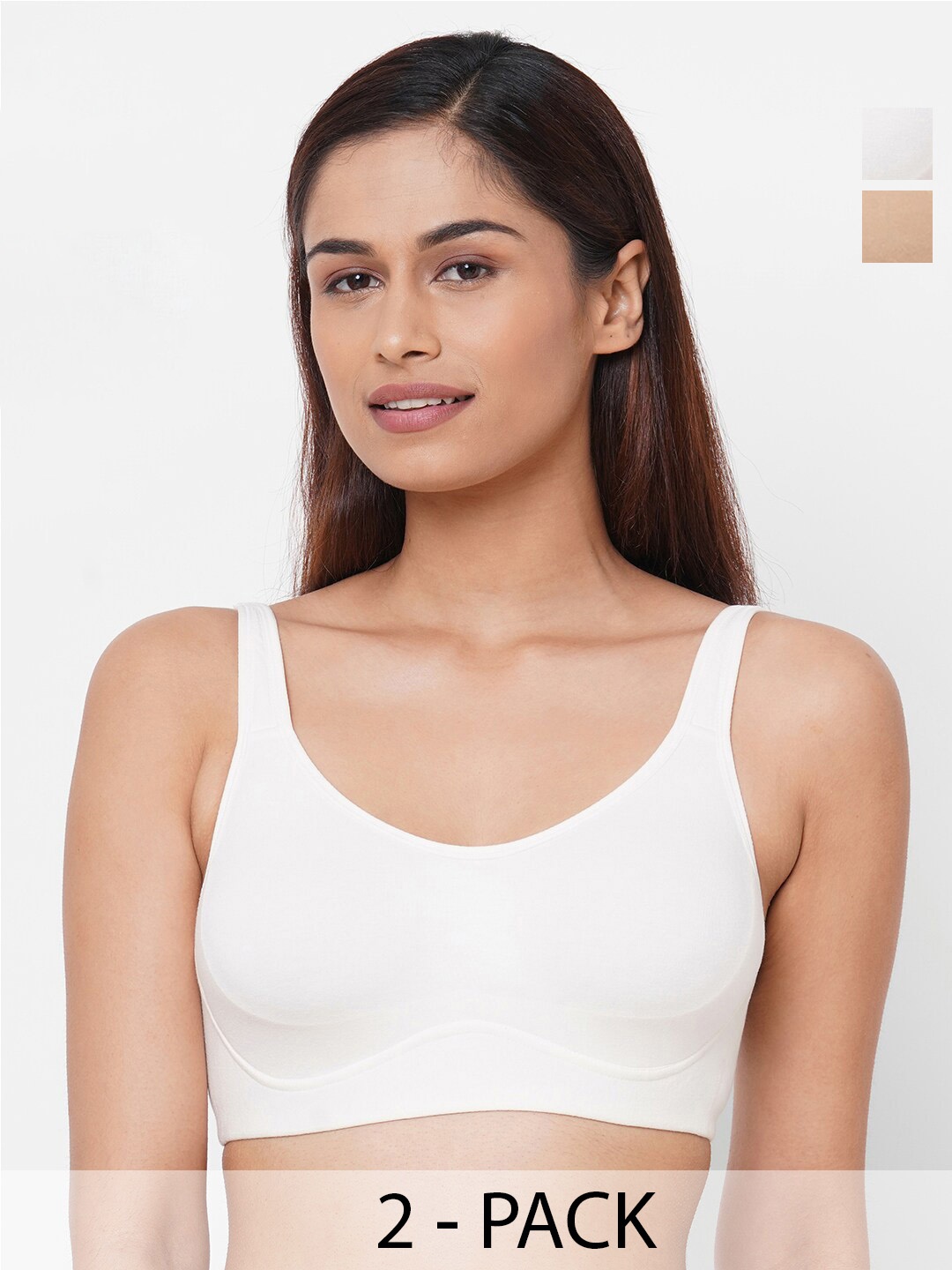 Inner Sense Pack of 2 Full Coverage Anti Odour Minimizer Bras with Anti Microbial, White
Inner Sense Pack of 2 Full Coverage Anti Odour Minimizer Bras with Anti Microbial, White