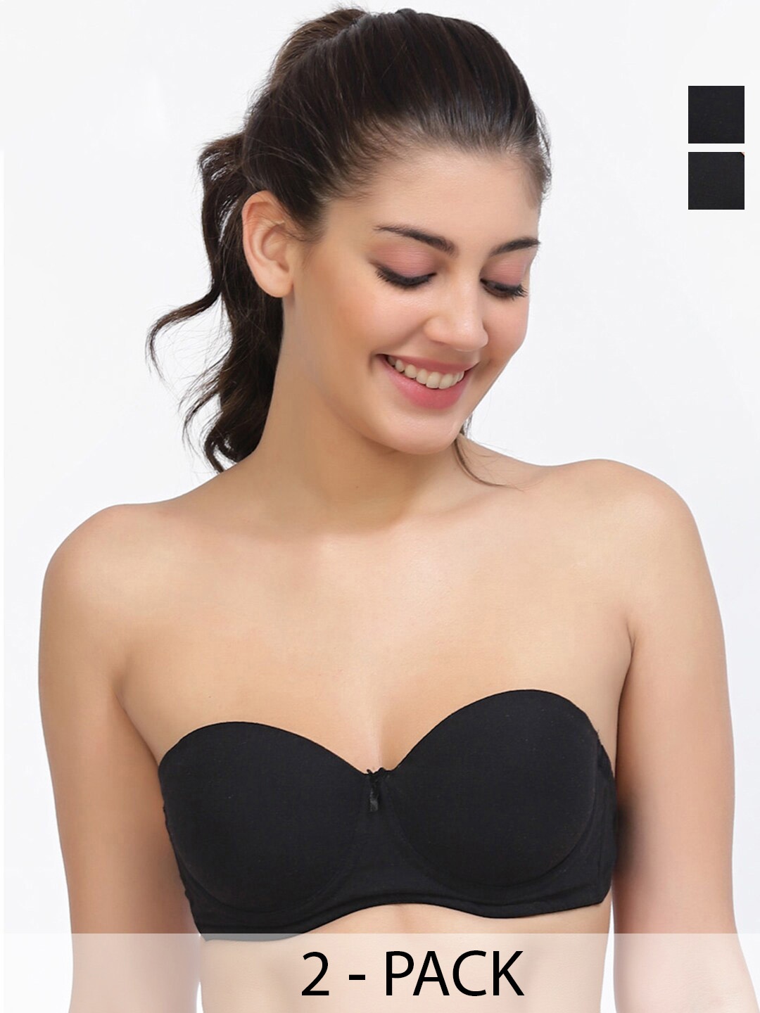 Inner Sense Pack of 2 Medium Coverage Underwired Anti-Odour Anti-Microbial T-shirt Bras, Black
Inner Sense Pack of 2 Medium Coverage Underwired Anti-Odour Anti-Microbial T-shirt Bras, Black