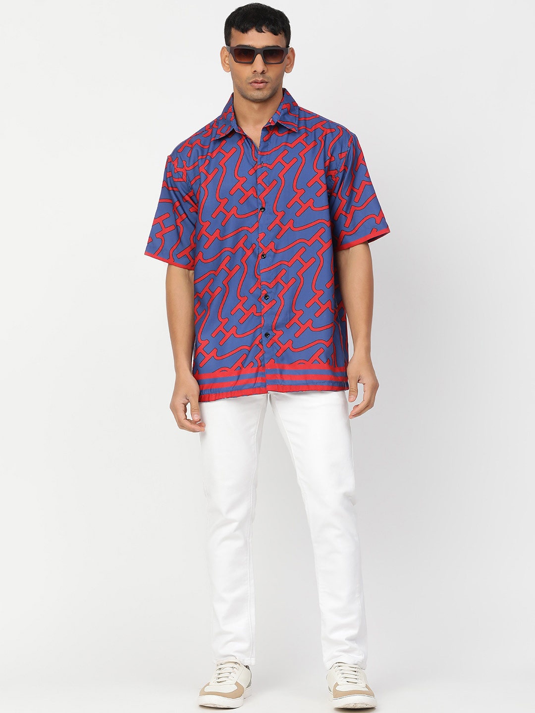 HEMSTERS Comfort Abstract Printed Spread Collar Relaxed Fit Cotton Casual Shirt, Pink
HEMSTERS Comfort Abstract Printed Spread Collar Relaxed Fit Cotton Casual Shirt, Pink