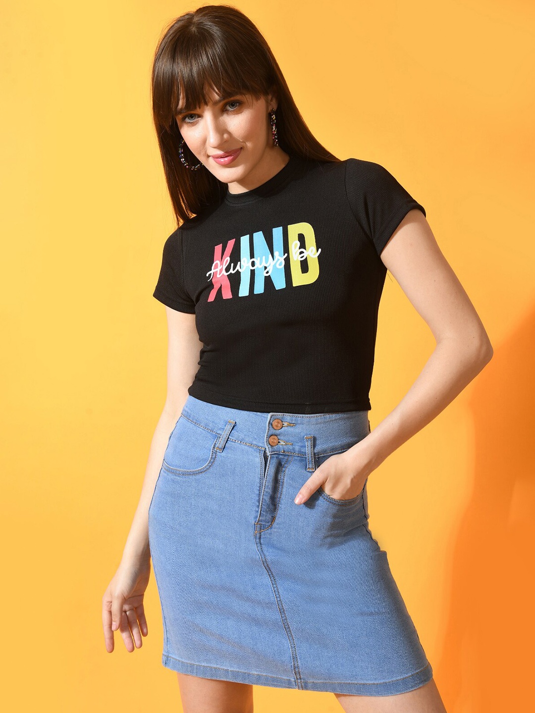 BAESD Printed Cotton Round Neck Short Sleeves Applique Slim Fit Casual T-shirt, Black
BAESD Printed Cotton Round Neck Short Sleeves Applique Slim Fit Casual T-shirt, Black