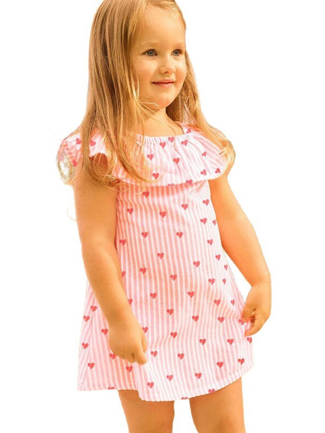 StyleCast x Revolte Conversational Printed Ruffles Sleeveless Cotton A-Line Dress, Pink
StyleCast x Revolte Conversational Printed Ruffles Sleeveless Cotton A-Line Dress, Pink