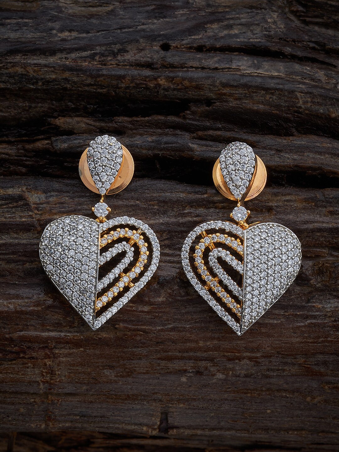 Kushal's Fashion Jewellery Rhodium-Plated Cubic Zirconia Studded Drop Earrings, White
Kushal's Fashion Jewellery Rhodium-Plated Cubic Zirconia Studded Drop Earrings, White