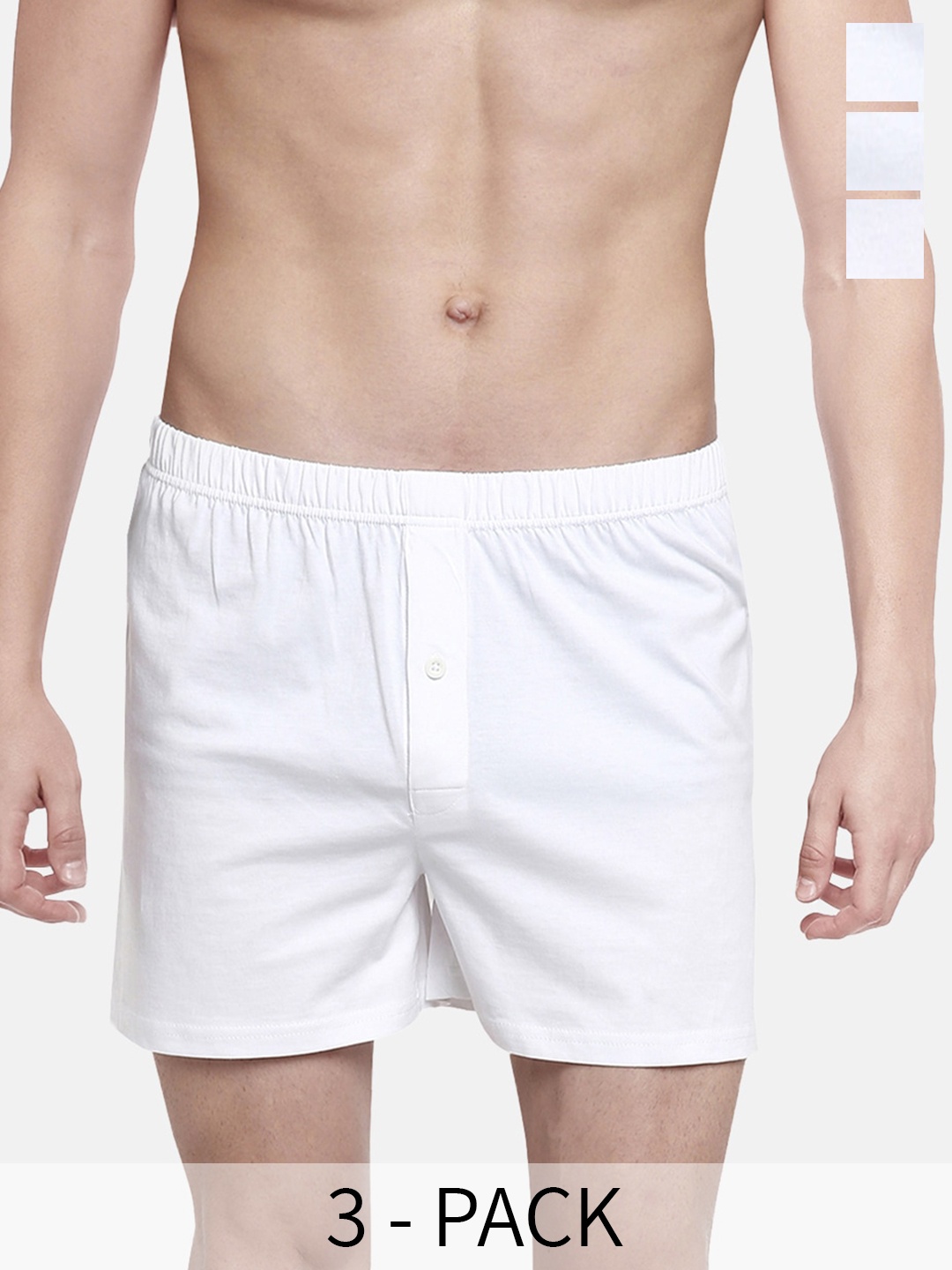 Ramraj Pack Of 3 Real Relax Without Pocket Inner Elastic Boxer- REALRELAXWIET3P, White
Ramraj Pack Of 3 Real Relax Without Pocket Inner Elastic Boxer- REALRELAXWIET3P, White