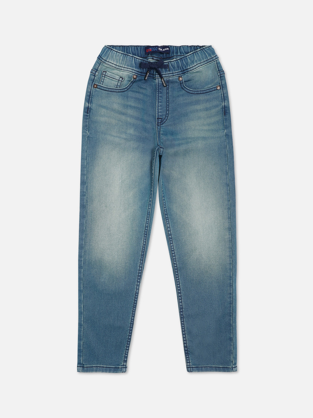 Pepe Jeans Boys Archie Gymindigo Mid Rise Heavy Fade Clean Look Whiskers Stretchable Jeans, Blue
Pepe Jeans Boys Archie Gymindigo Mid Rise Heavy Fade Clean Look Whiskers Stretchable Jeans, Blue