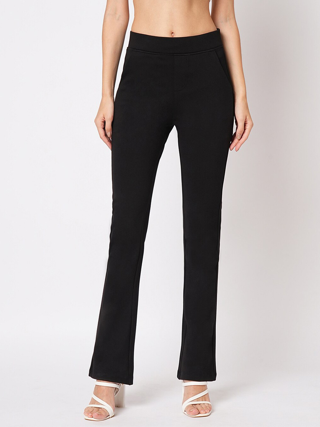 Kraus Jeans Women Skinny Fit Treggings, Black 
Kraus Jeans Women Skinny Fit Treggings, Black