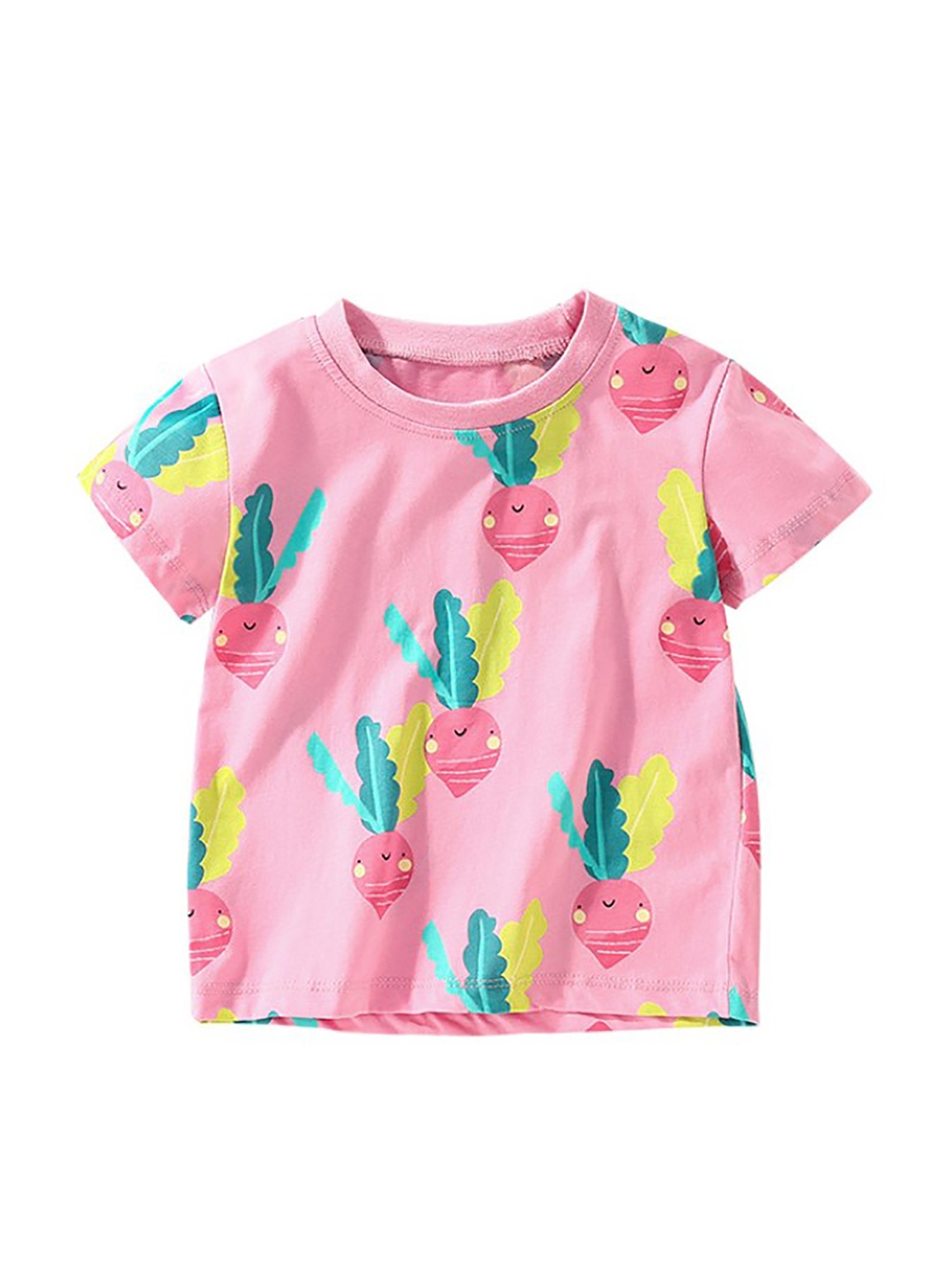 StyleCast x Revolte Girls Round Neck Short Sleeves Floral Printed Cotton T-shirt, Pink
StyleCast x Revolte Girls Round Neck Short Sleeves Floral Printed Cotton T-shirt, Pink