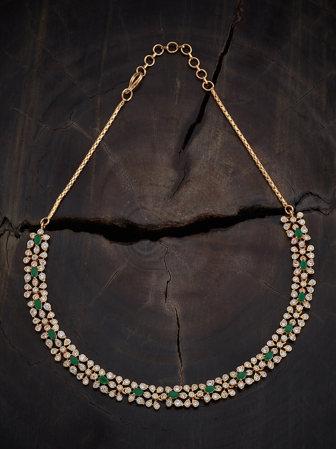 Kushal's Fashion Jewellery Cubic Zirconia Gold Plated Necklace
Kushal's Fashion Jewellery Cubic Zirconia Gold Plated Necklace