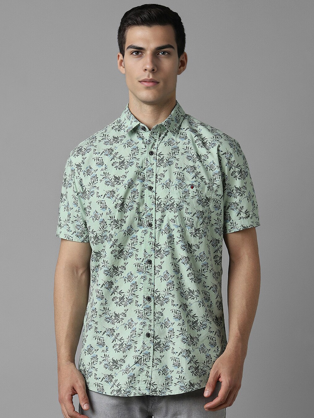 Louis Philippe Jeans Spread Collar Slim Fit Floral Opaque Printed Casual Cotton Shirt, Green
Louis Philippe Jeans Spread Collar Slim Fit Floral Opaque Printed Casual Cotton Shirt, Green