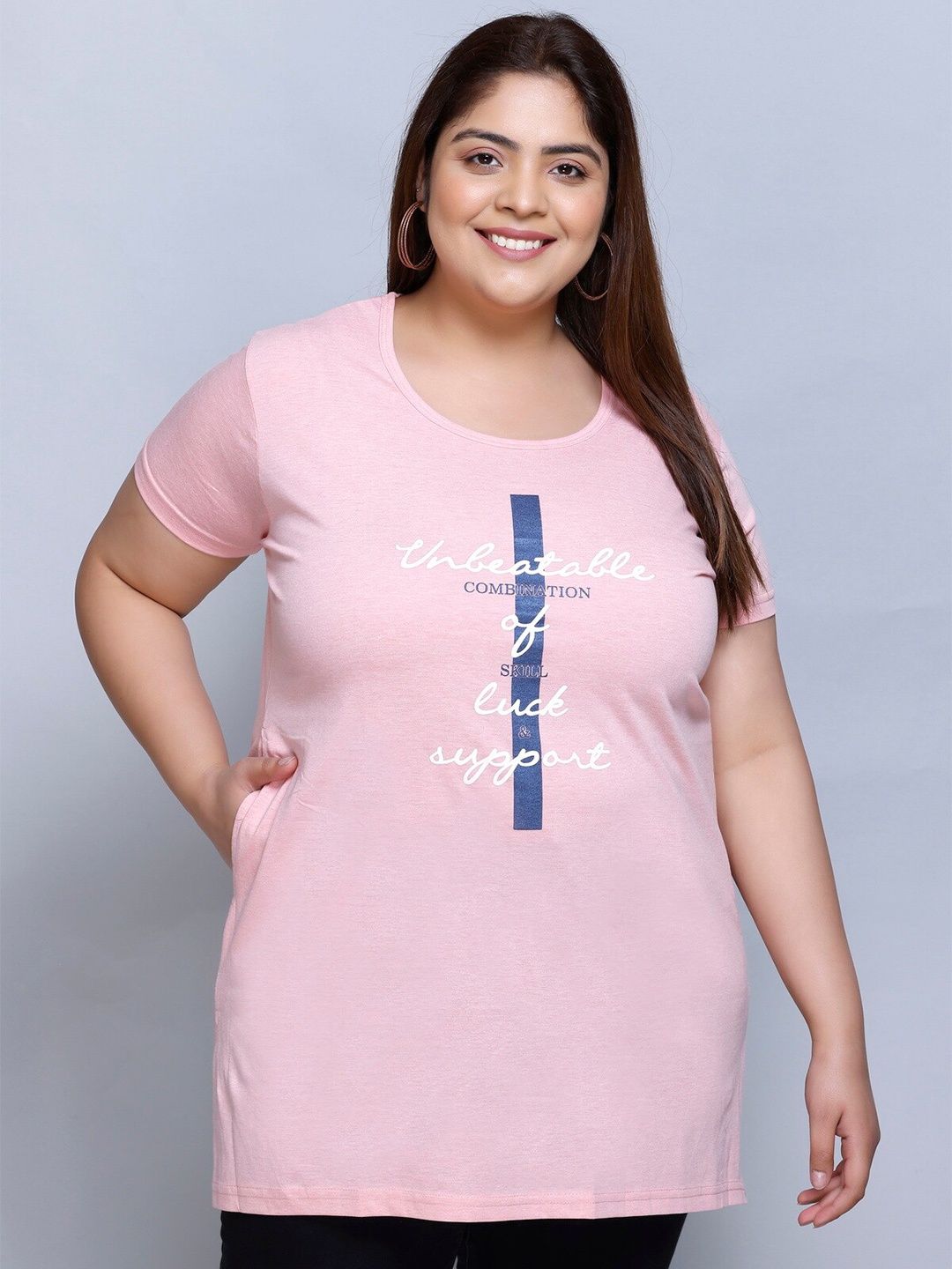 IN Love Round Neck Typography Printed Regular Sleeves Pure Cotton Oversized T-shirt, Pink
IN Love Round Neck Typography Printed Regular Sleeves Pure Cotton Oversized T-shirt, Pink