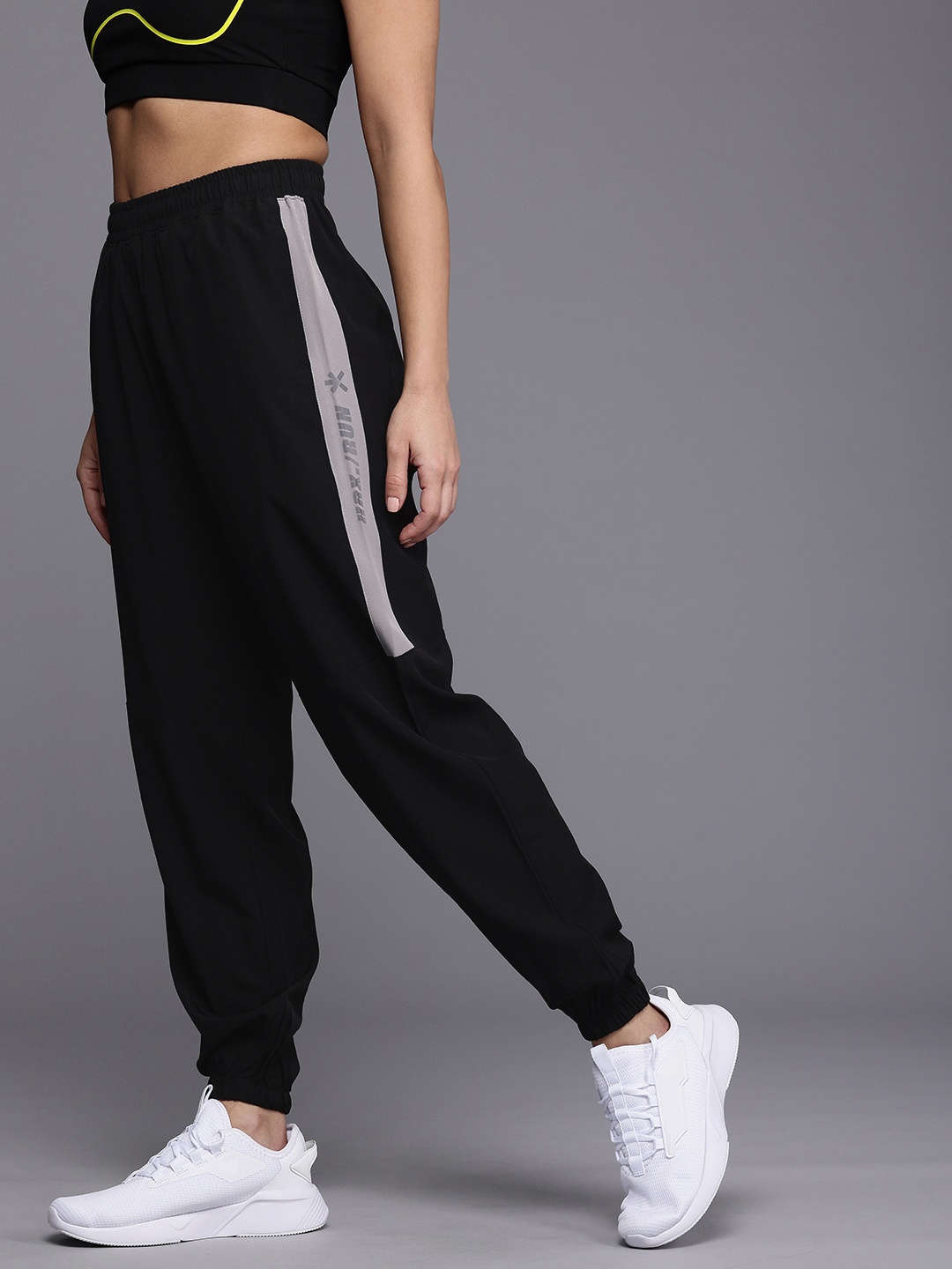 HRX by Hrithik Roshan Women Printed Rapid Dry & Antimicrobial Finish Running Joggers, Black
HRX by Hrithik Roshan Women Printed Rapid Dry & Antimicrobial Finish Running Joggers, Black