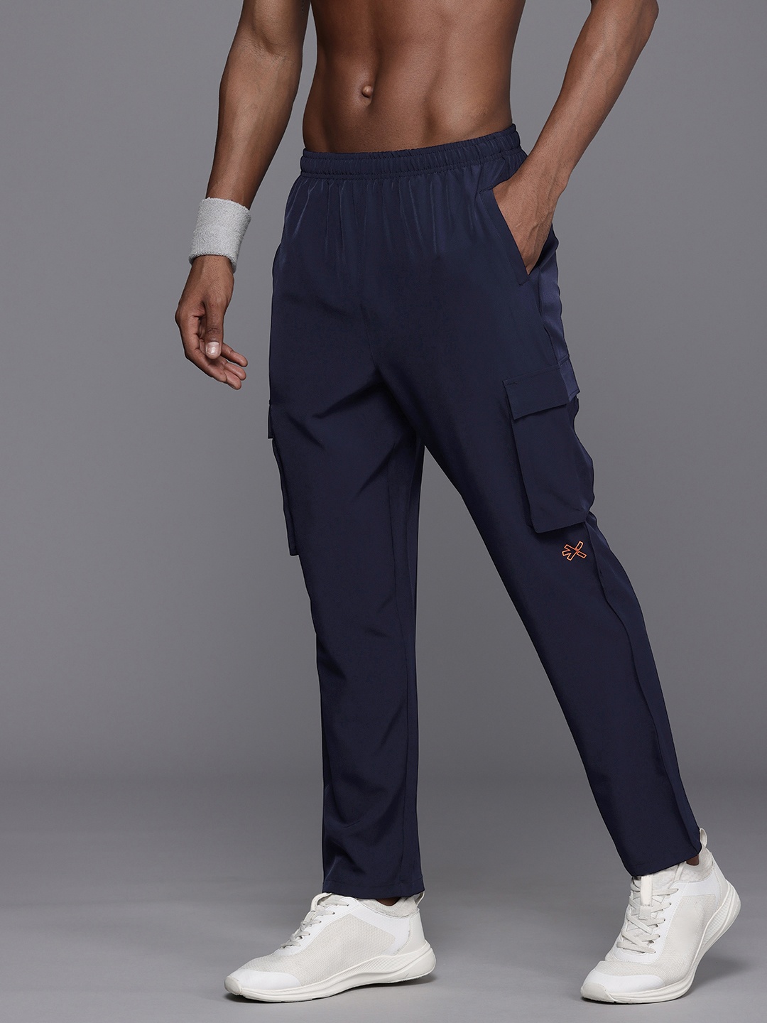 HRX by Hrithik Roshan Men Rapid Dry & Antimicrobial Finish Training Track Pants, Navy blue
HRX by Hrithik Roshan Men Rapid Dry & Antimicrobial Finish Training Track Pants, Navy blue