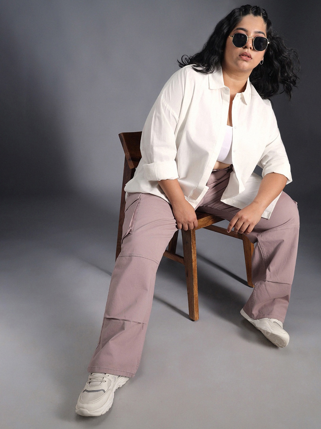Freeform by High Star Classic Spread Collar Curved Cotton Oversized Casual Shirt, White
Freeform by High Star Classic Spread Collar Curved Cotton Oversized Casual Shirt, White