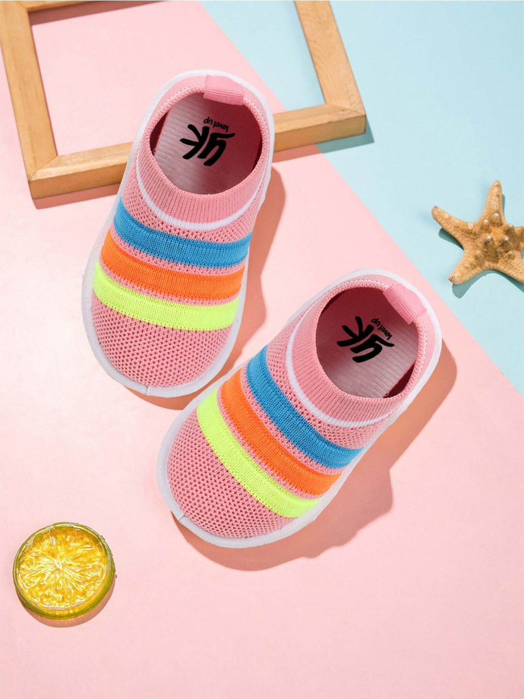 YK Girls Textured Lightweight Comfort Insole Contrast Sole Musical Slip-On Sneakers, Pink
YK Girls Textured Lightweight Comfort Insole Contrast Sole Musical Slip-On Sneakers, Pink