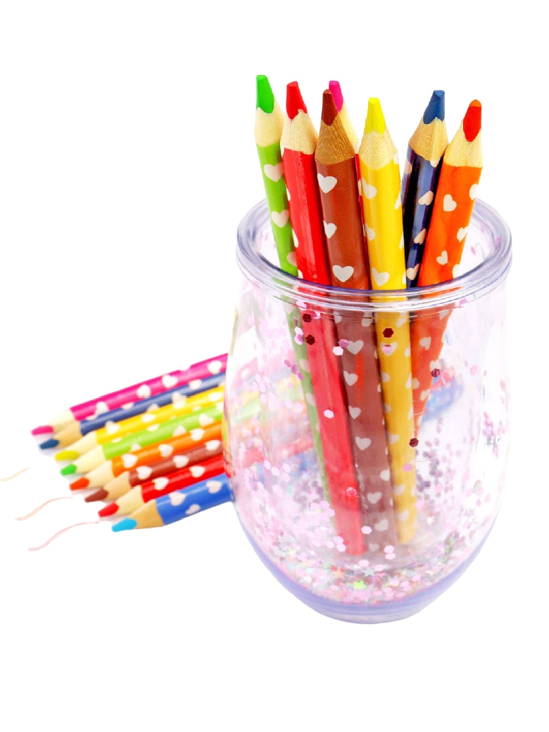 SCOOBIES Kids Set Of 8 Colored Pencil, Green